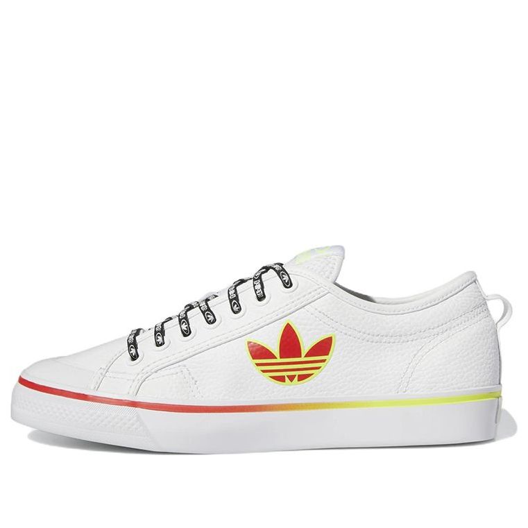 Nizza Trefoil 'White Vivid Red'