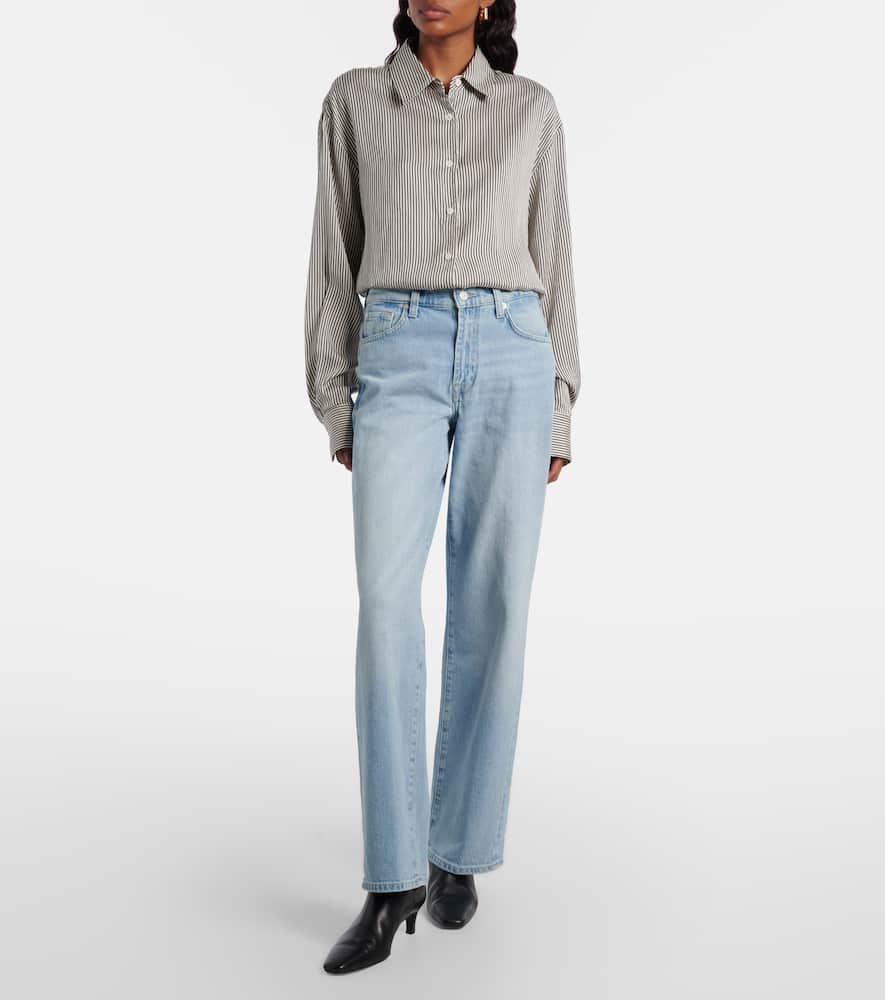 Stovepipe Straight mid-rise straight jeans
