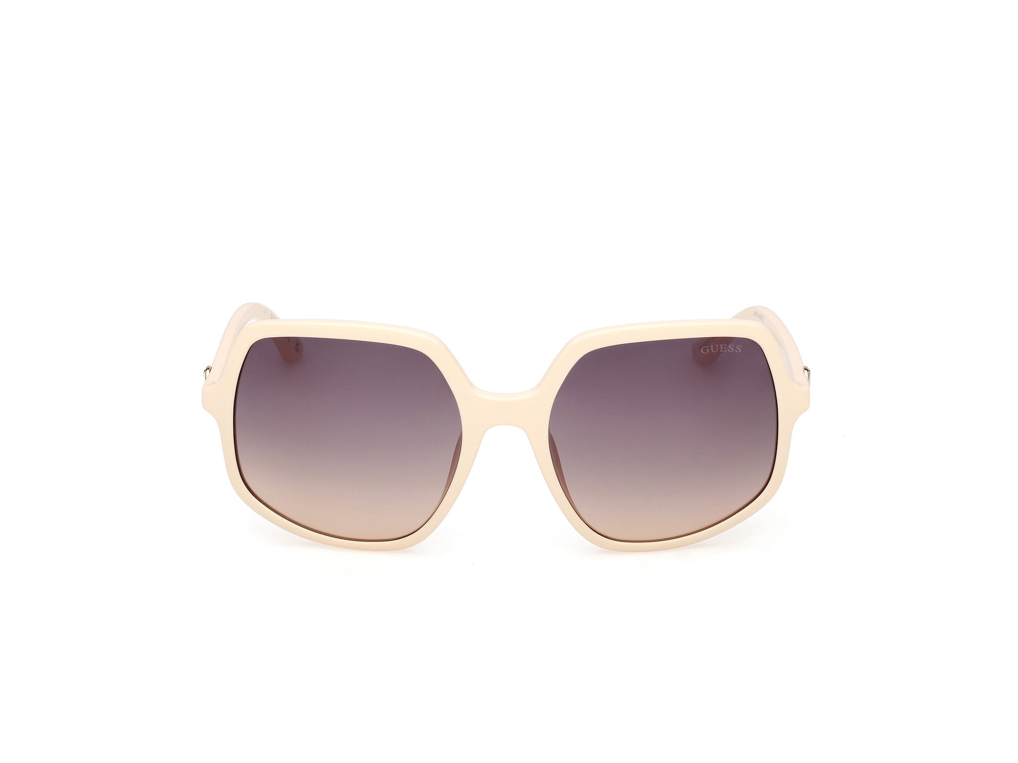Guess Mujer Guess GU00257 25B Gafas de sol Inyectado Marfil Fumar Cuadrada Norma