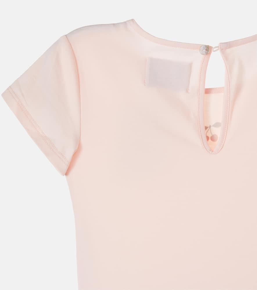 Konges Sløjd Cotton-blend jersey and tulle dress