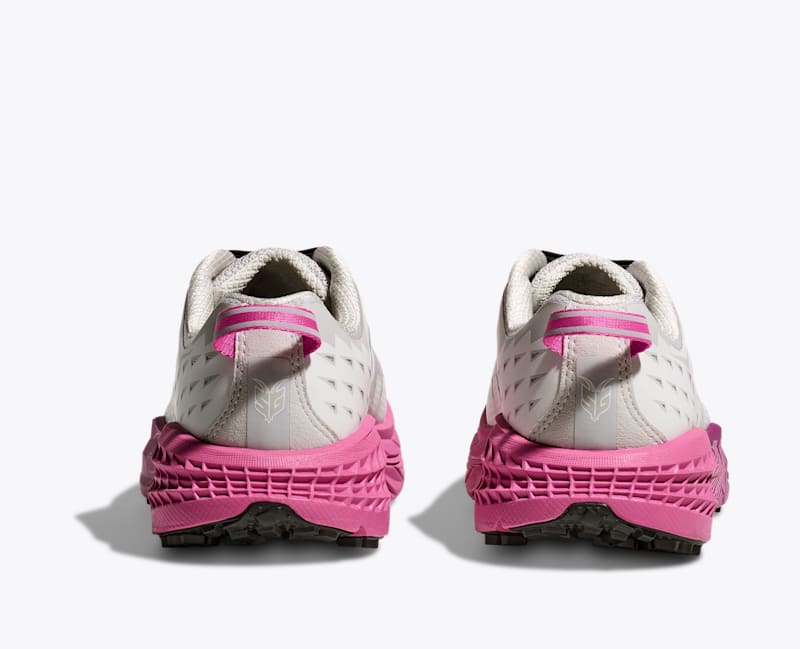 HOKA Speedgoat 2 Shoes in Cosmic Grey/Neon Fuchsia