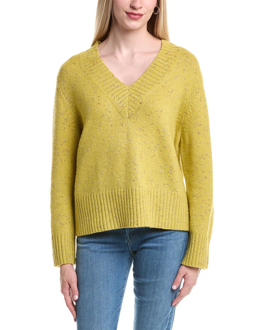 Boxy V Wool & Cashmere-Blend Sweater