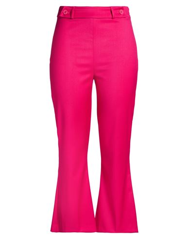 Woman Pants Fuchsia Size 6 Polyester, Elastane