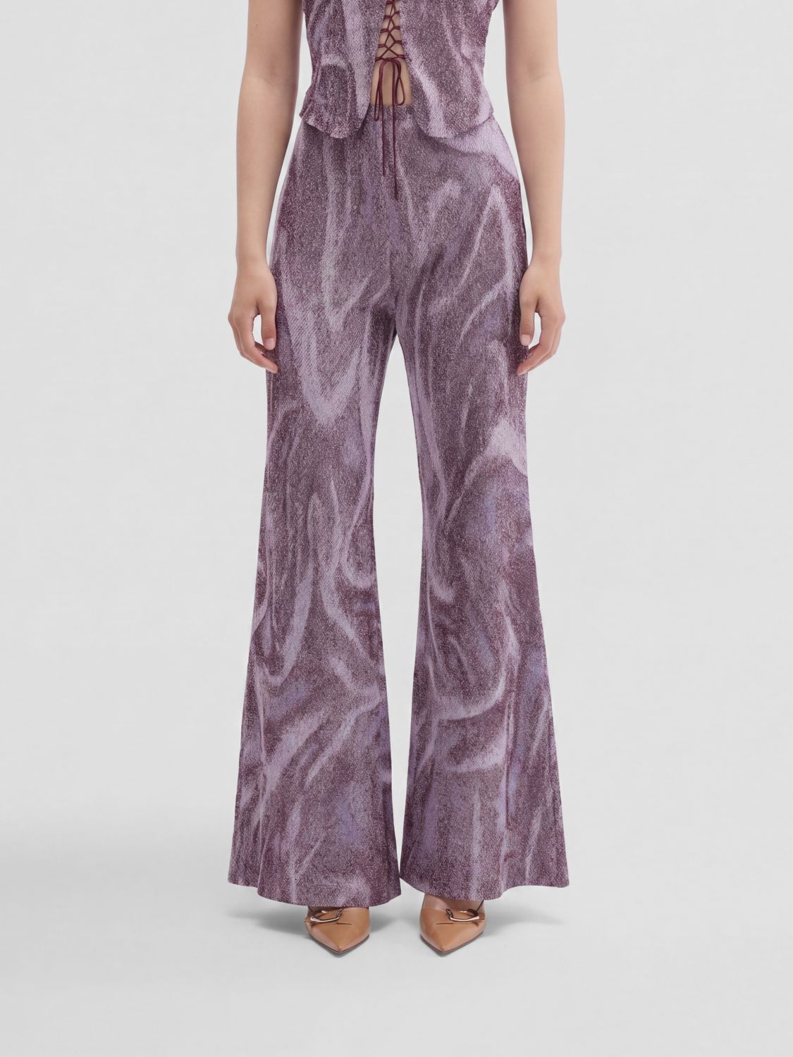 Pants Woman color Lilac