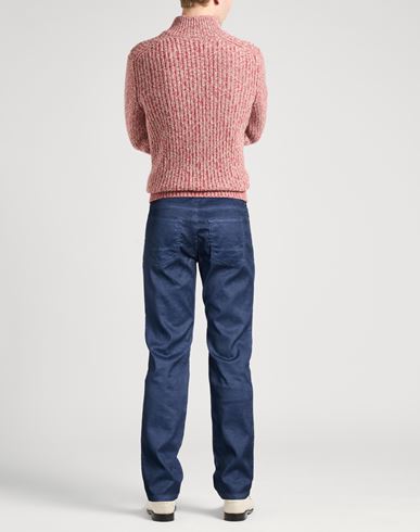 Man Pants Bright blue Size 34 Linen
