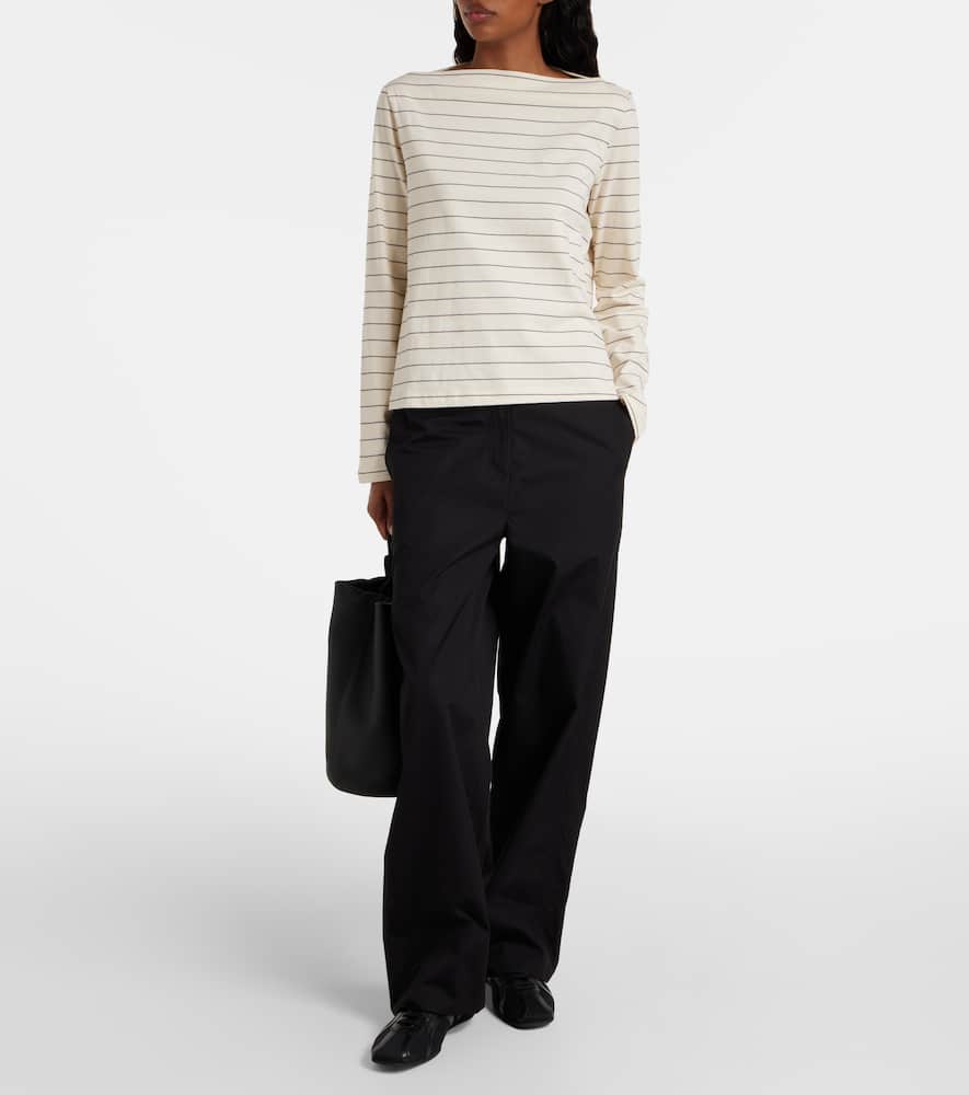 Margo striped cotton jersey T-shirt