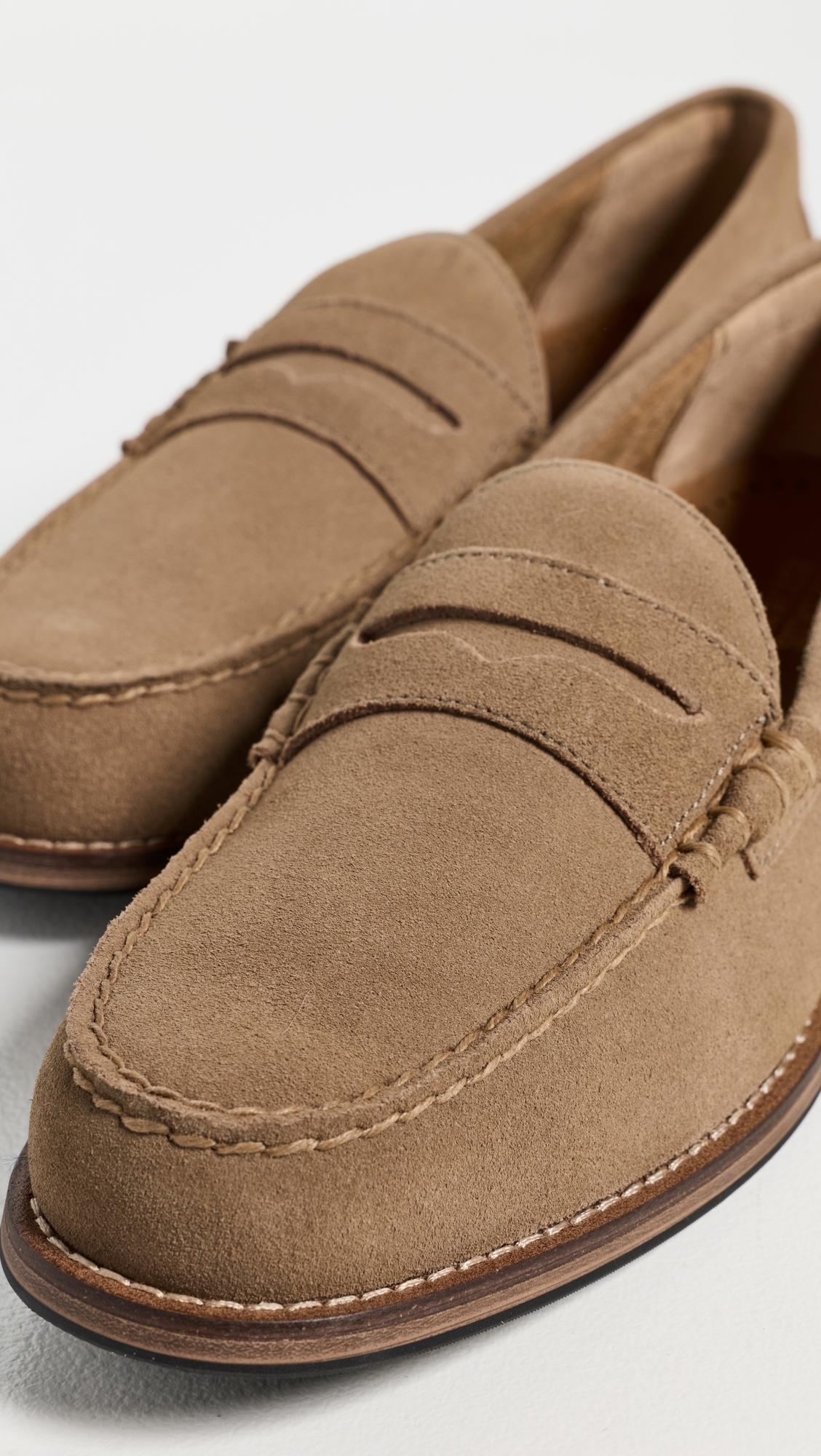 G. H. Bass Berkeley Suede Loafers Hazelnut