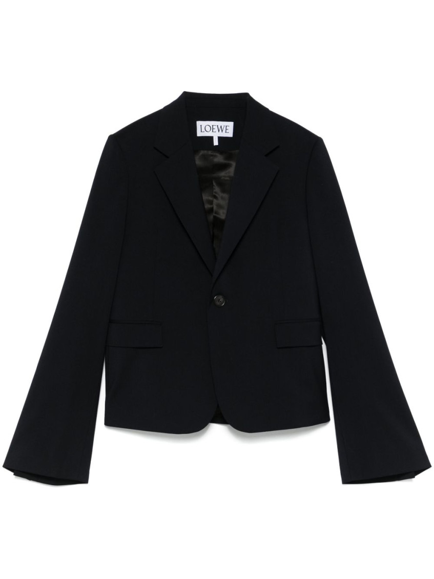 Wool Single-Breasted Jacket