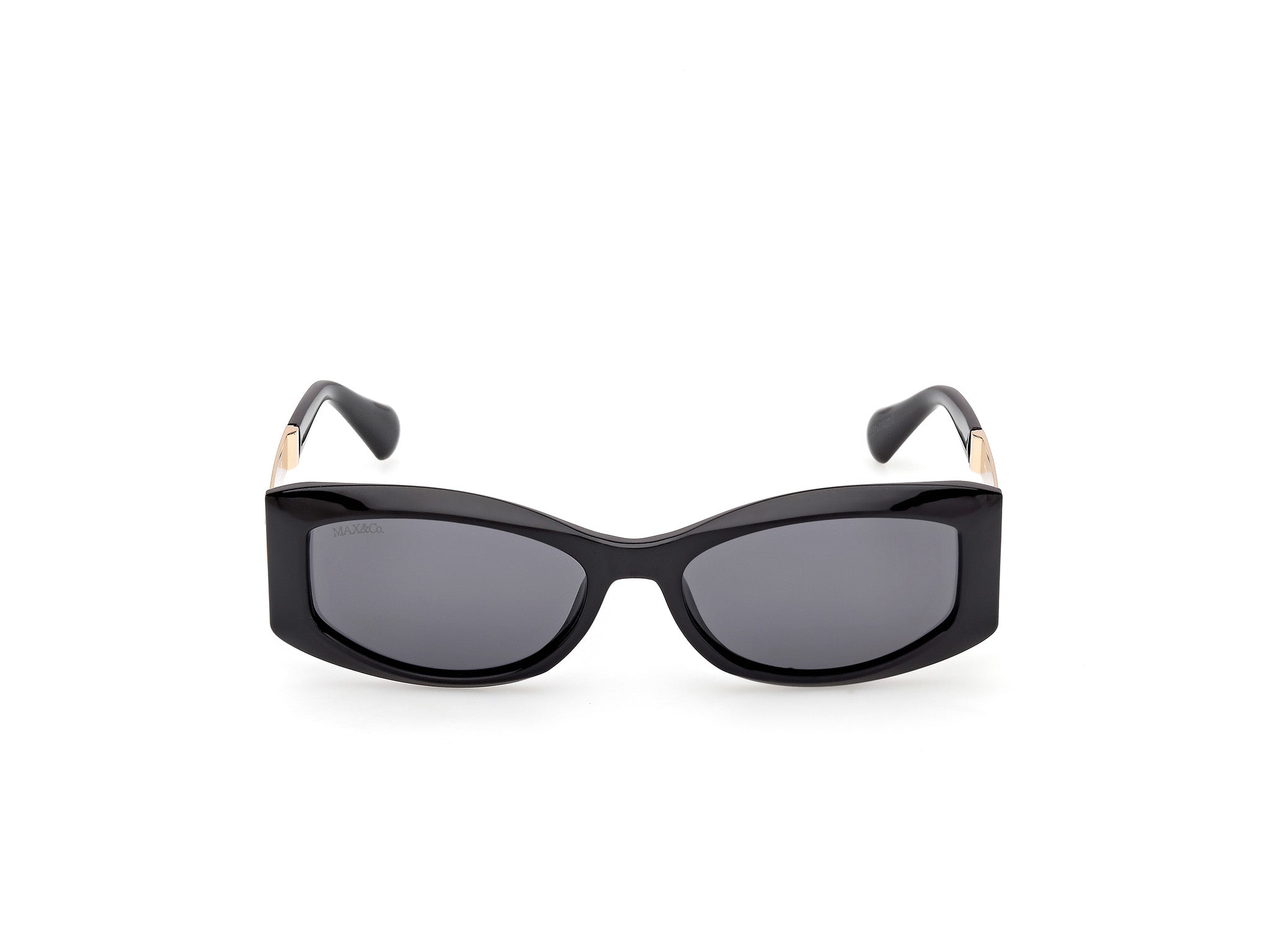 MAX&Co Mujer MAX&Co MO0144 01A Gafas de sol Inyectado Negro Fumar Cuadrada Norma