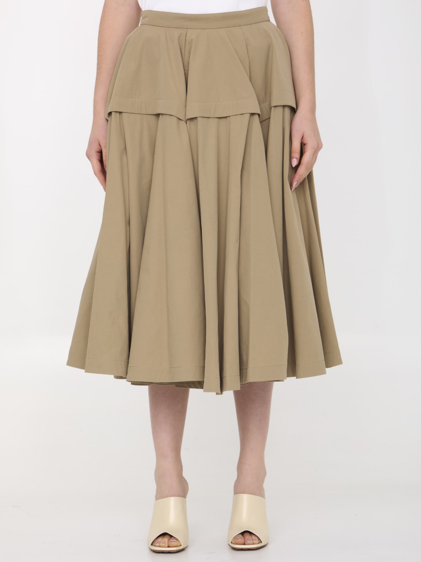 Compact Cotton Skirt