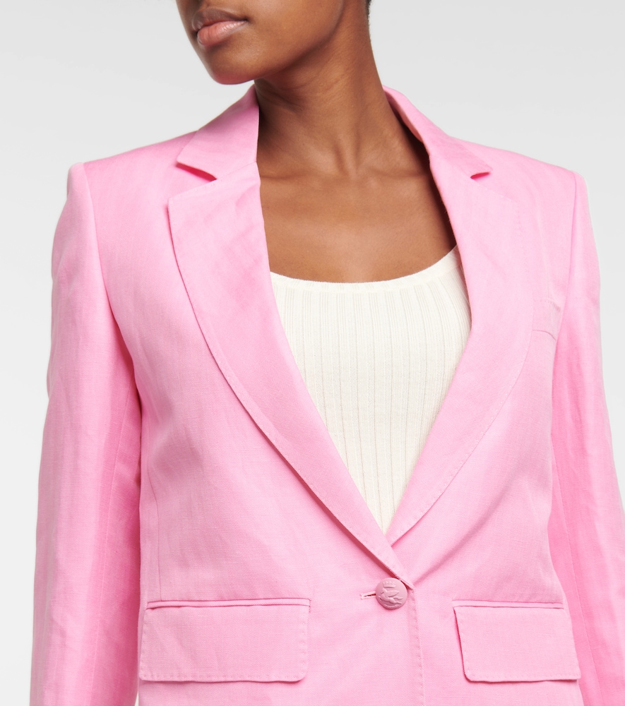 Etro Silk and linen blazer
