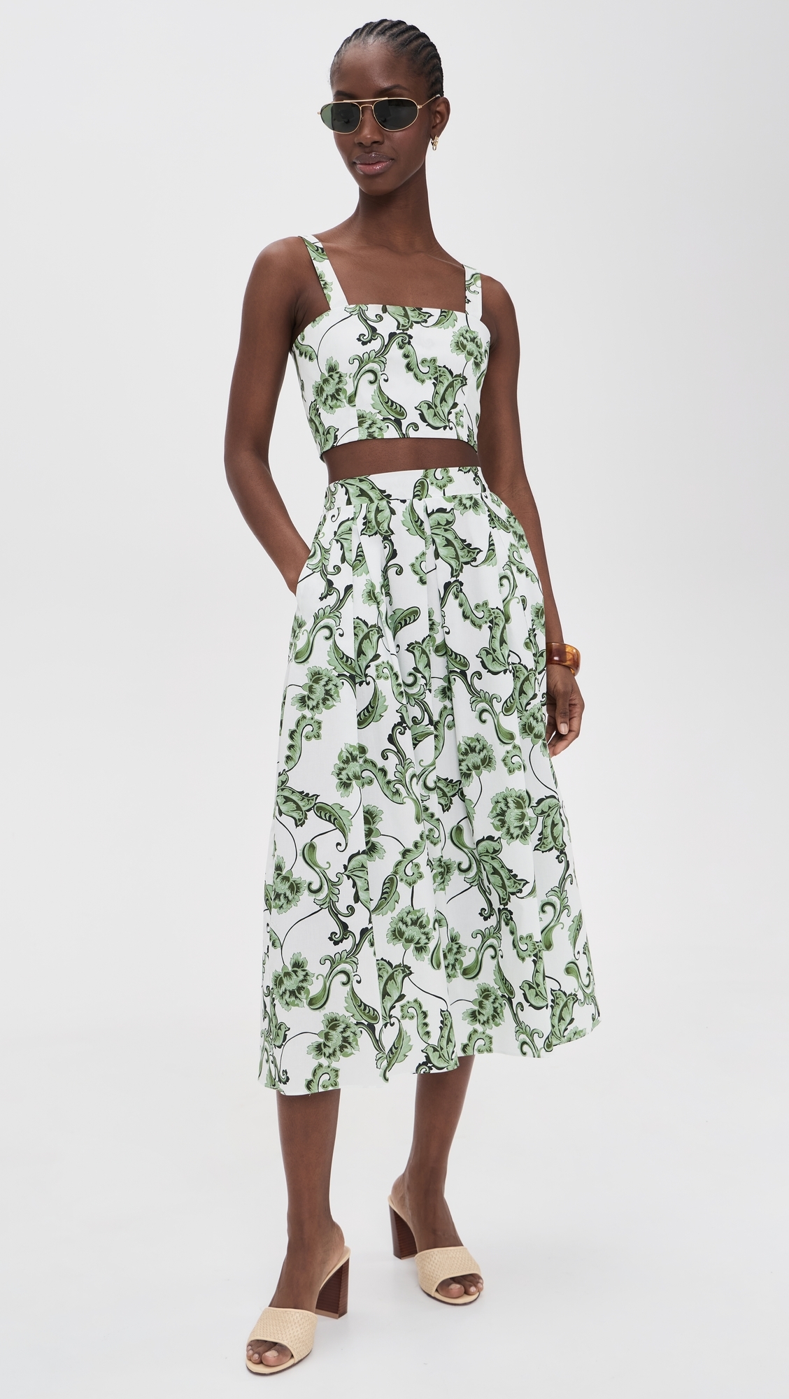 Aggie Skirt Garden Paisley