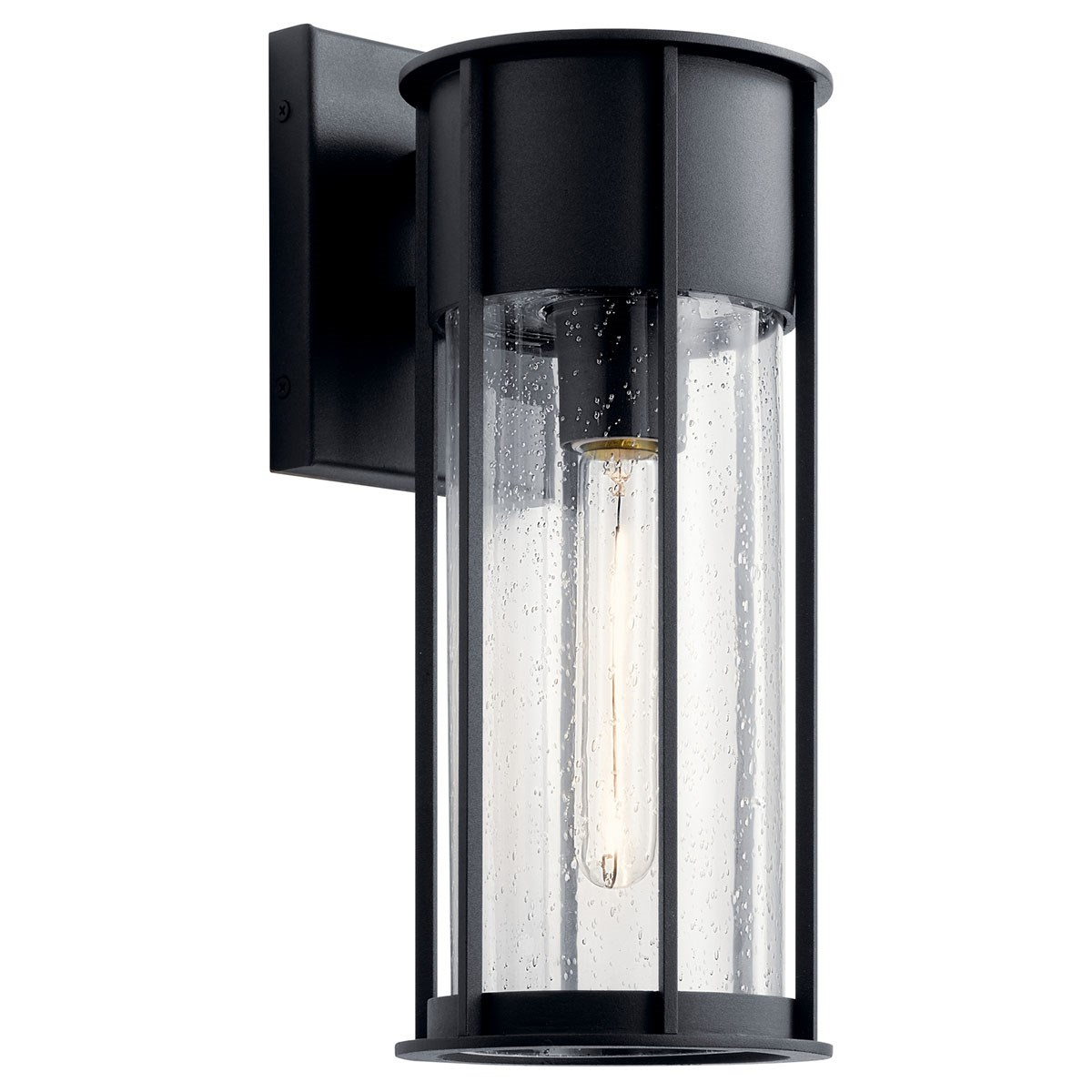 Camillo 15" Outdoor Light in Textured Black
