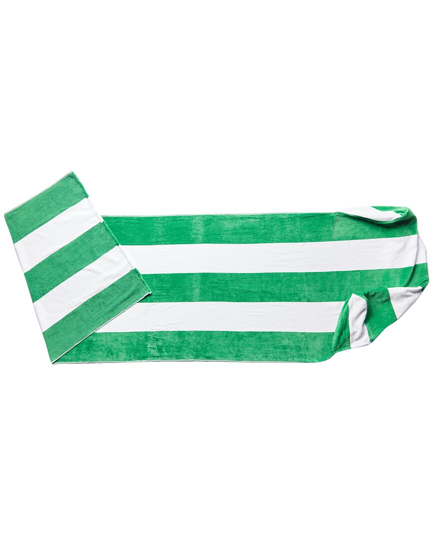 Cotton Standard Size Cabana Stripe Chaise Lounge Chair Cover