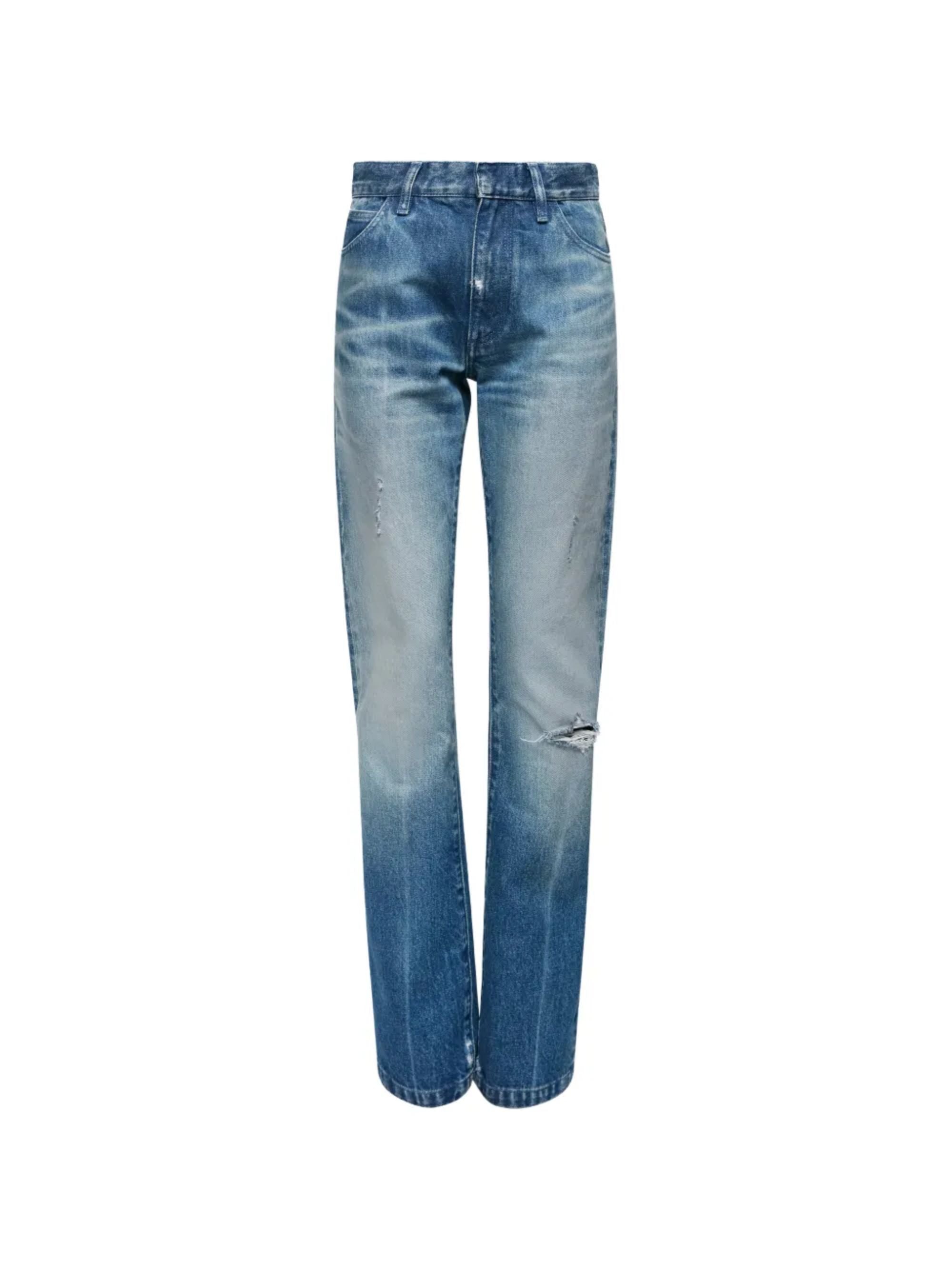 Straight-Leg Cotton Jeans for Women