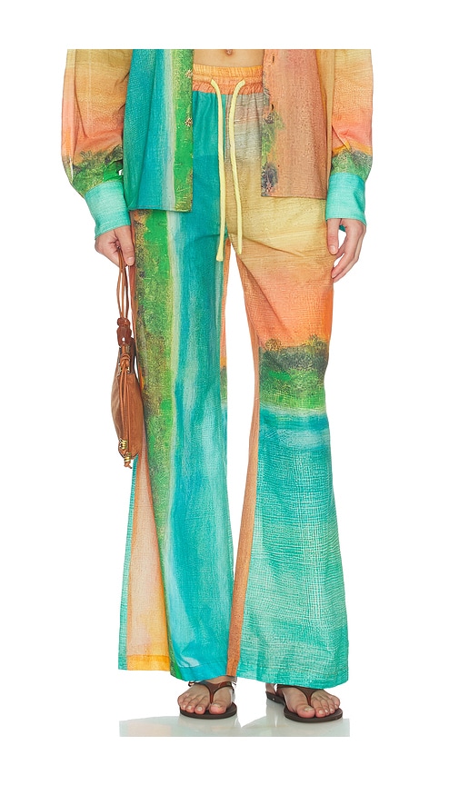 Donde Esteban Formentera Cotton Voile Pants in Multi. XS also in S