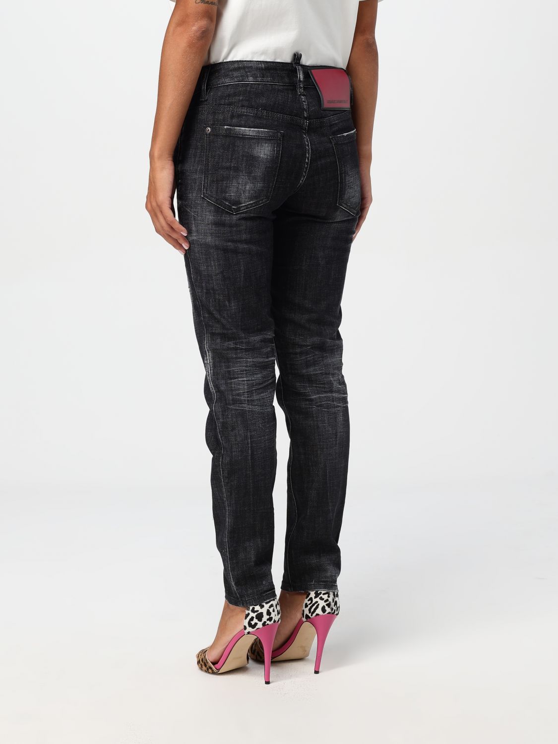 Jennifer low-rise skinny jeans - Black