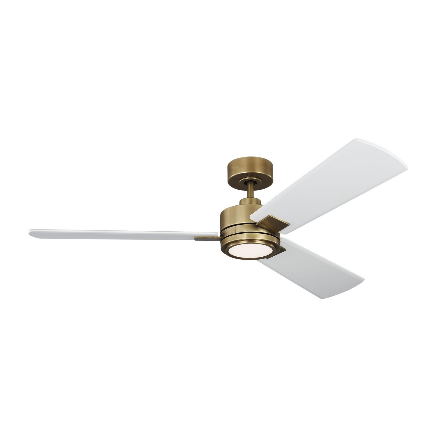 Hand Rubbed Antique Brass 56"Ceiling Fan from the Harris Collection