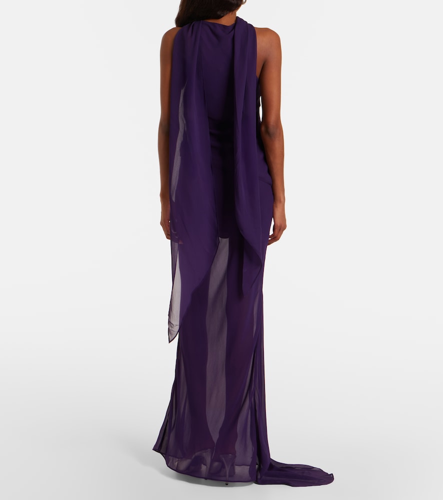 Diosa georgette maxi skirt