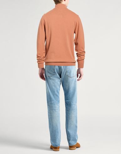 Man Turtleneck Tan Size L Wool, Cashmere