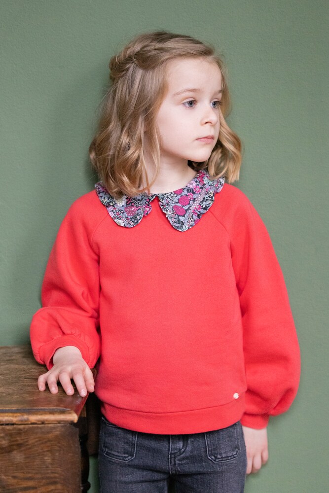 Liberty cotton grenadine sweatshirt