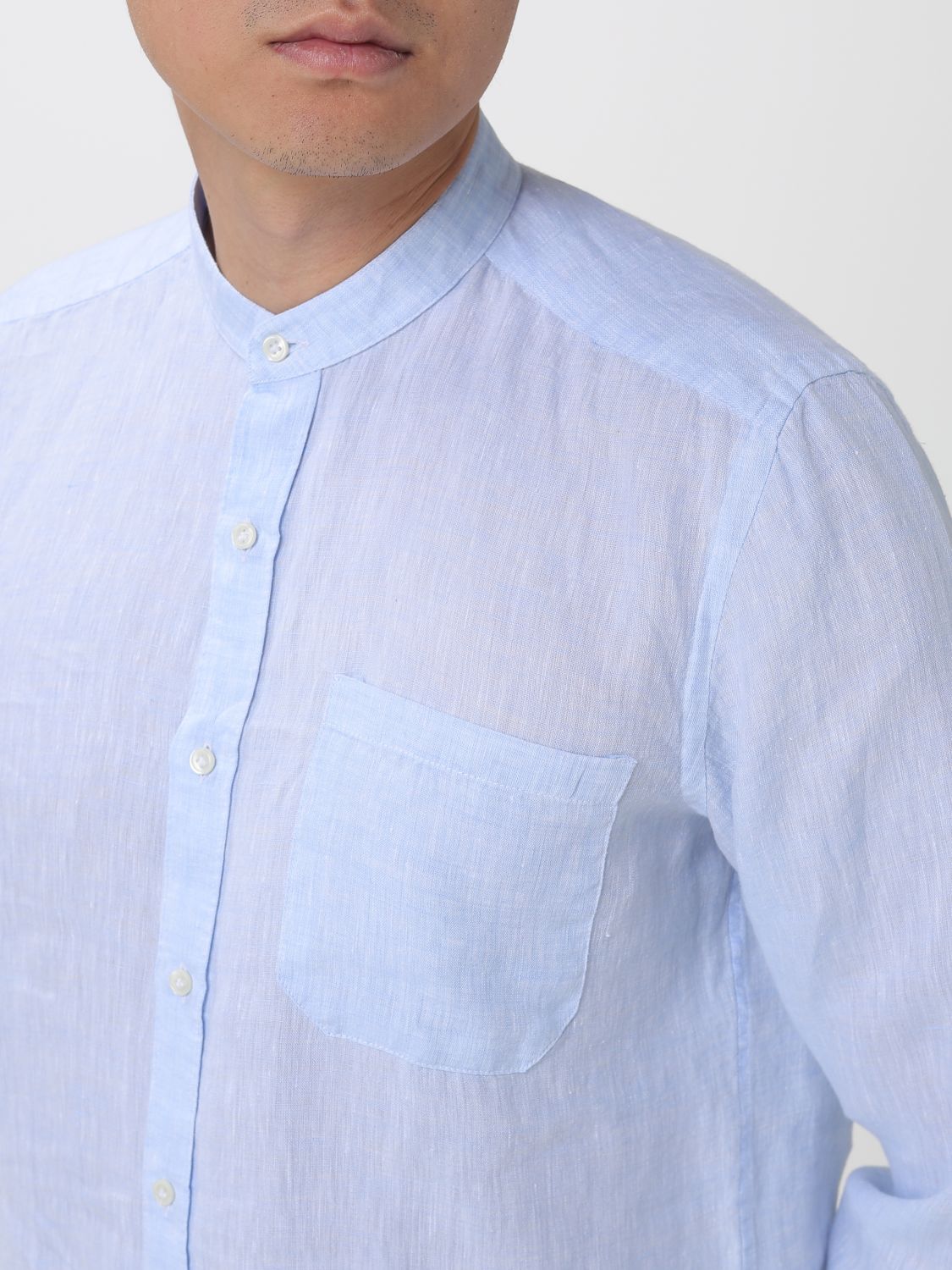 Shirt Men color Sky