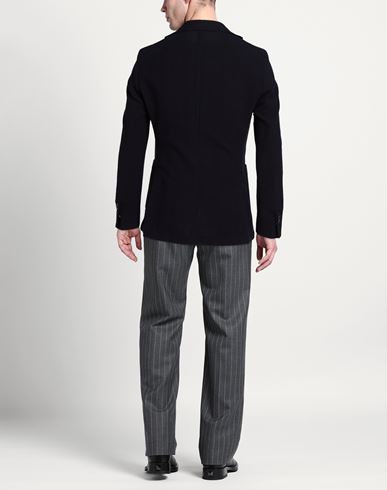 Man Blazer Navy Size 36 Virgin Wool, Elastane