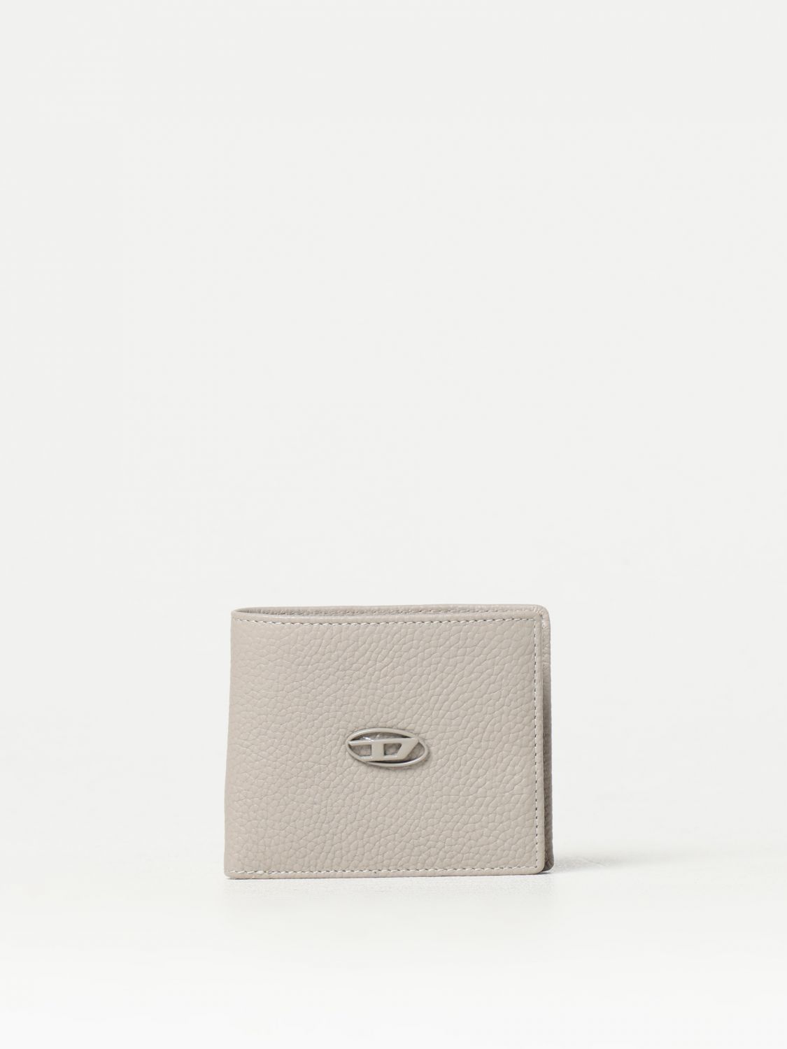 Logo-plaque detail bi-fold wallet - Brown