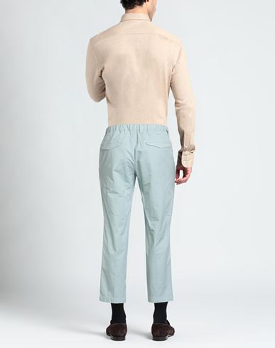 Man Pants Sky blue Size 26 Cotton, Elastane