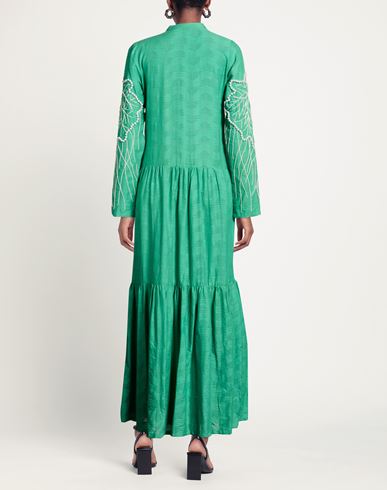 Woman Maxi dress Green Size M Cotton