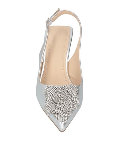 Woman Pumps Silver Size 9 Synthetisches Material