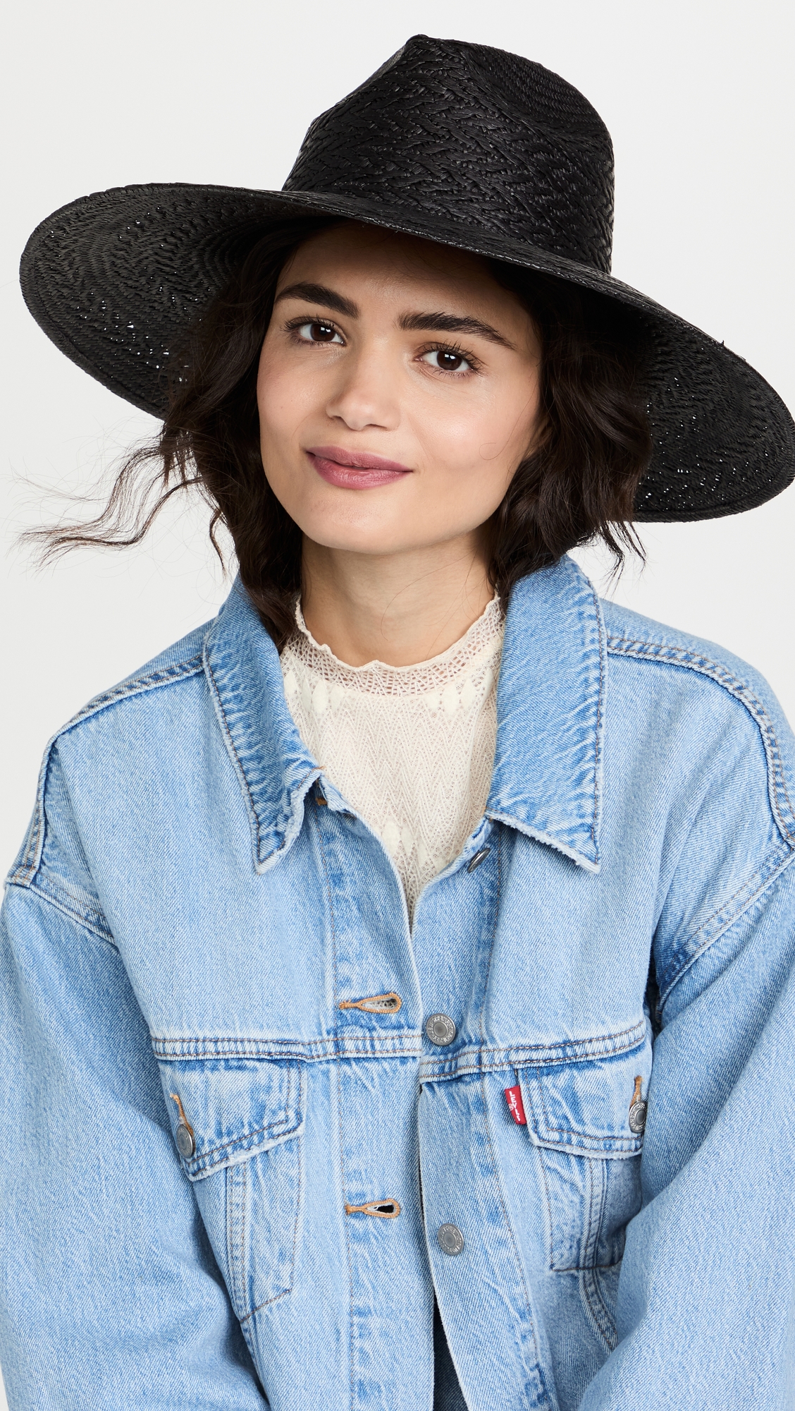 Redwood Straw Hat Black