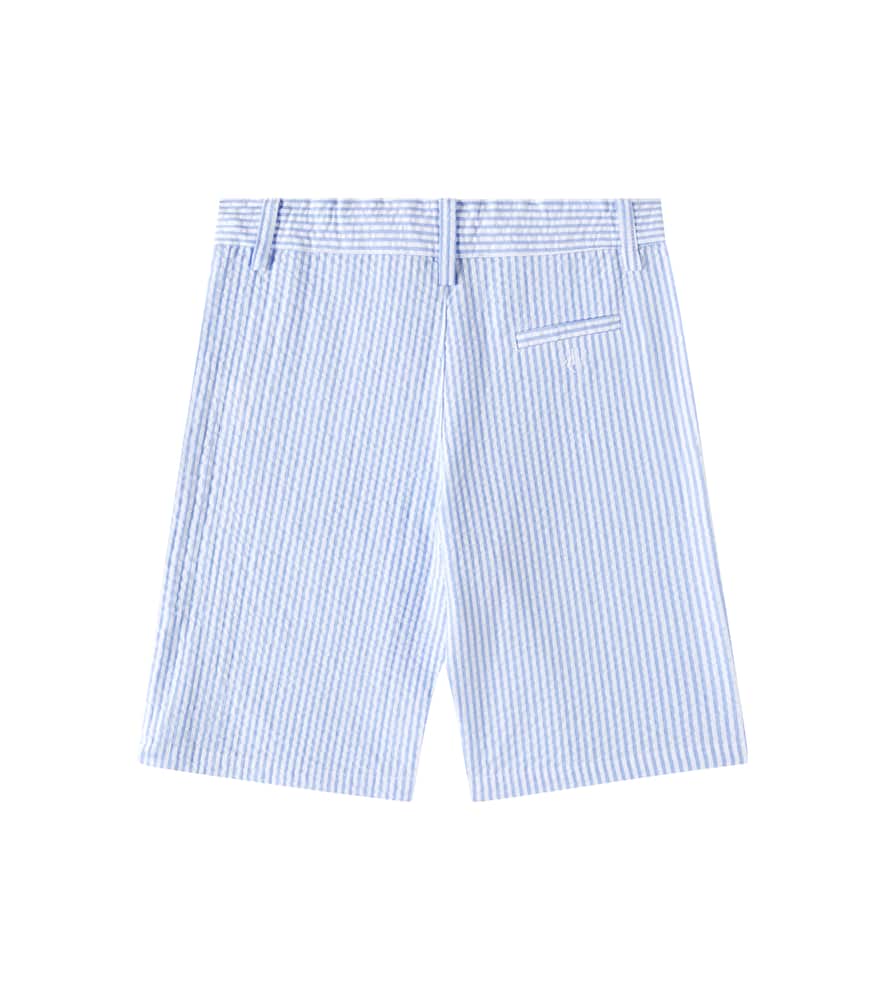 Tartine et Chocolat Striped cotton seersucker shorts