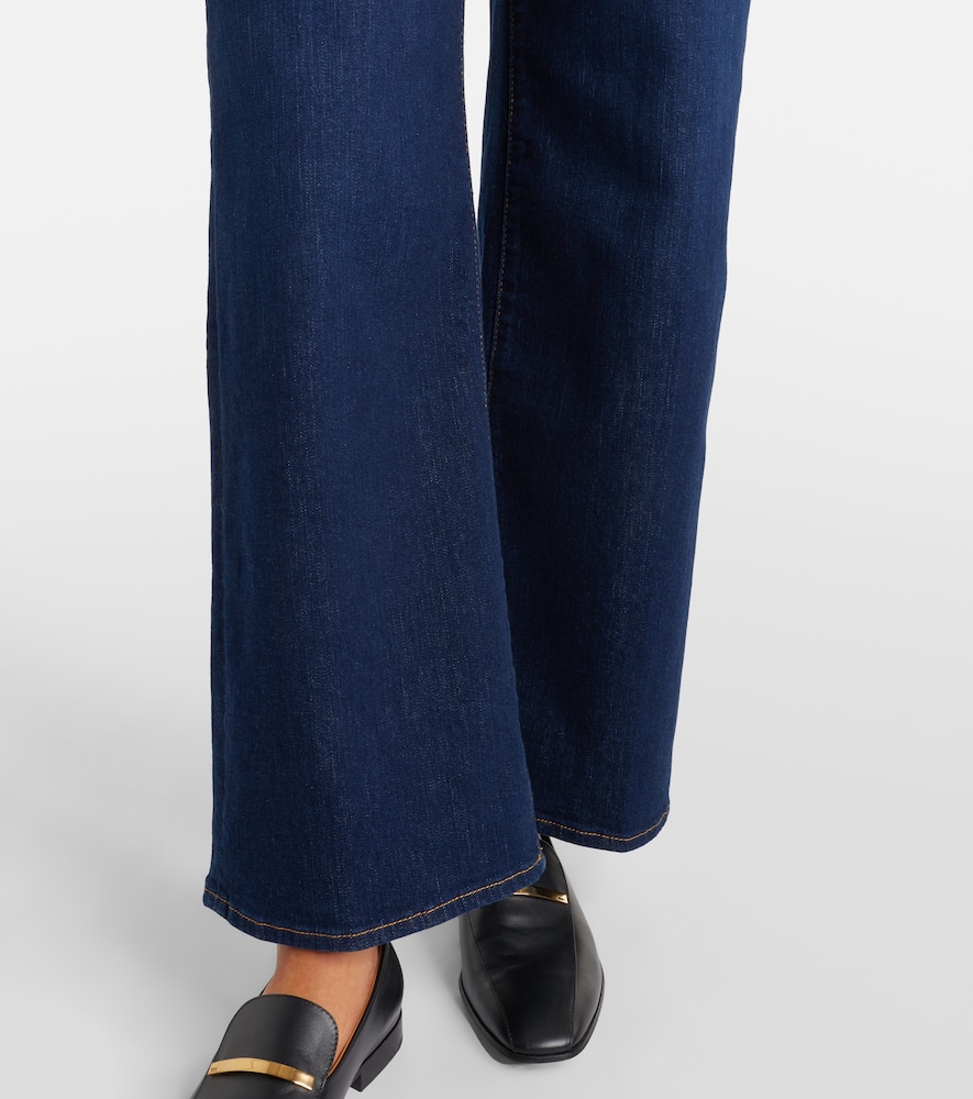 Le Slim high-rise wide-leg jeans