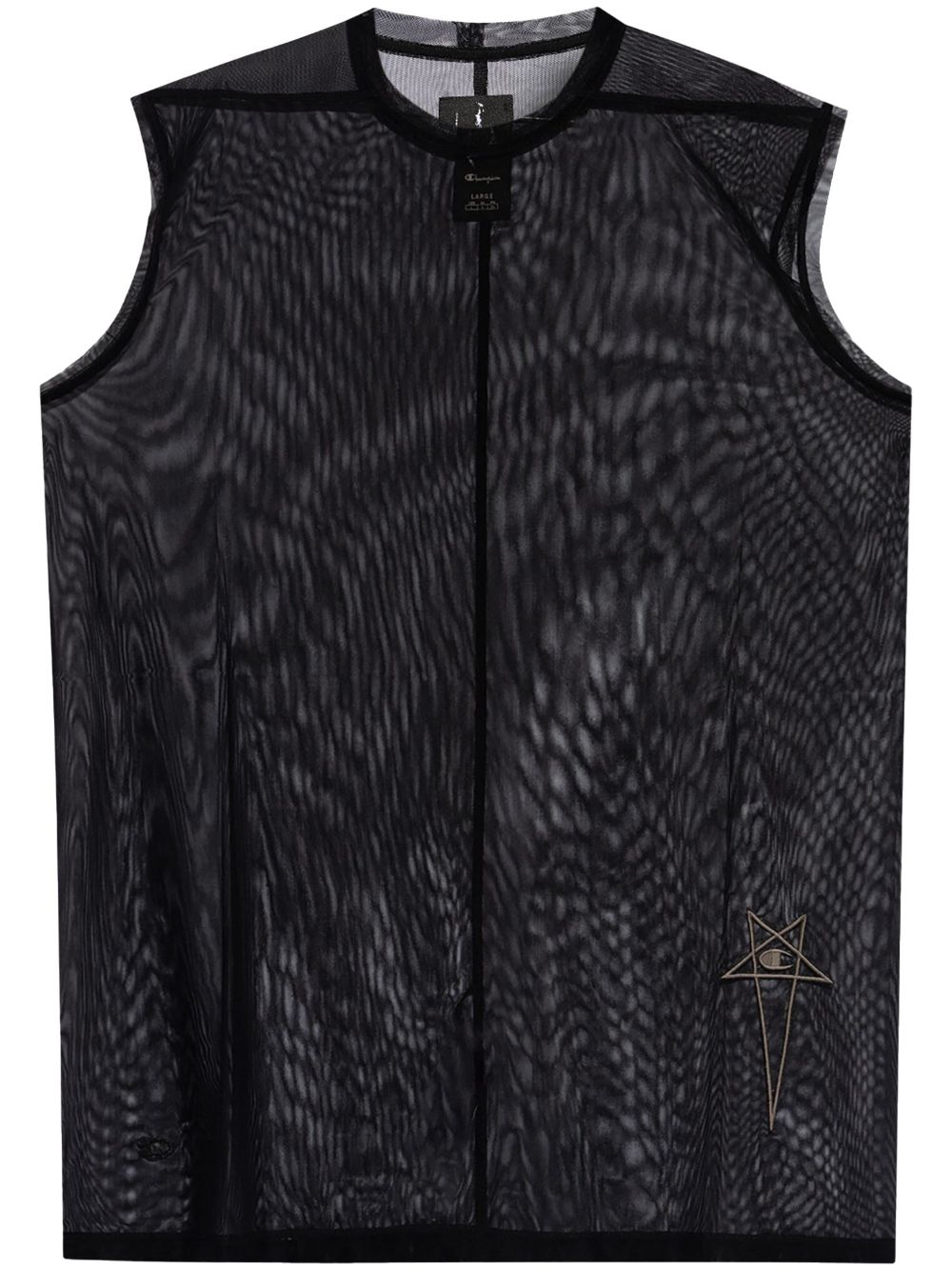 Tarp T logo-embroidered tank top - Black