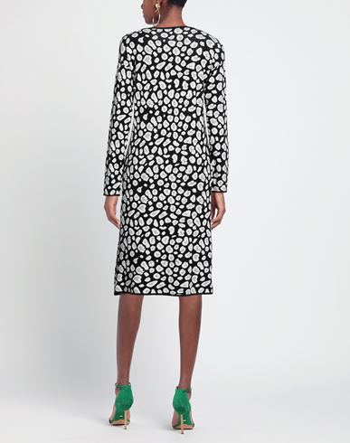 Woman Midi dress Black Size S Viscose, Elastane