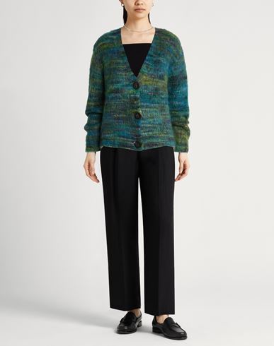 Woman Cardigan Green Size M Merino Wool, Mohair wool, Polyamide