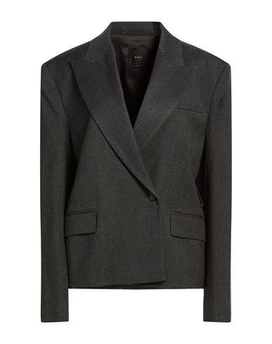 Woman Blazer Grey Size 8 Wool, Polyester, Viscose, Elastane