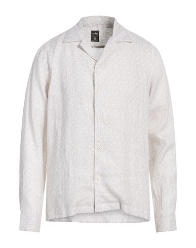 Man Shirt Beige Size M Linen