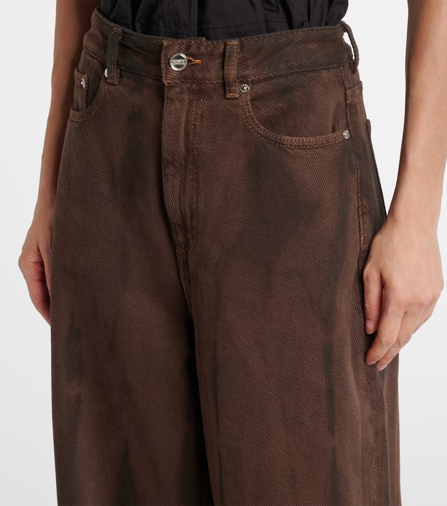 High-rise wide-leg jeans