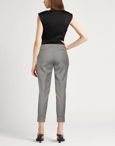 Woman Pants Grey Size 12 Virgin Wool, Ecobrass