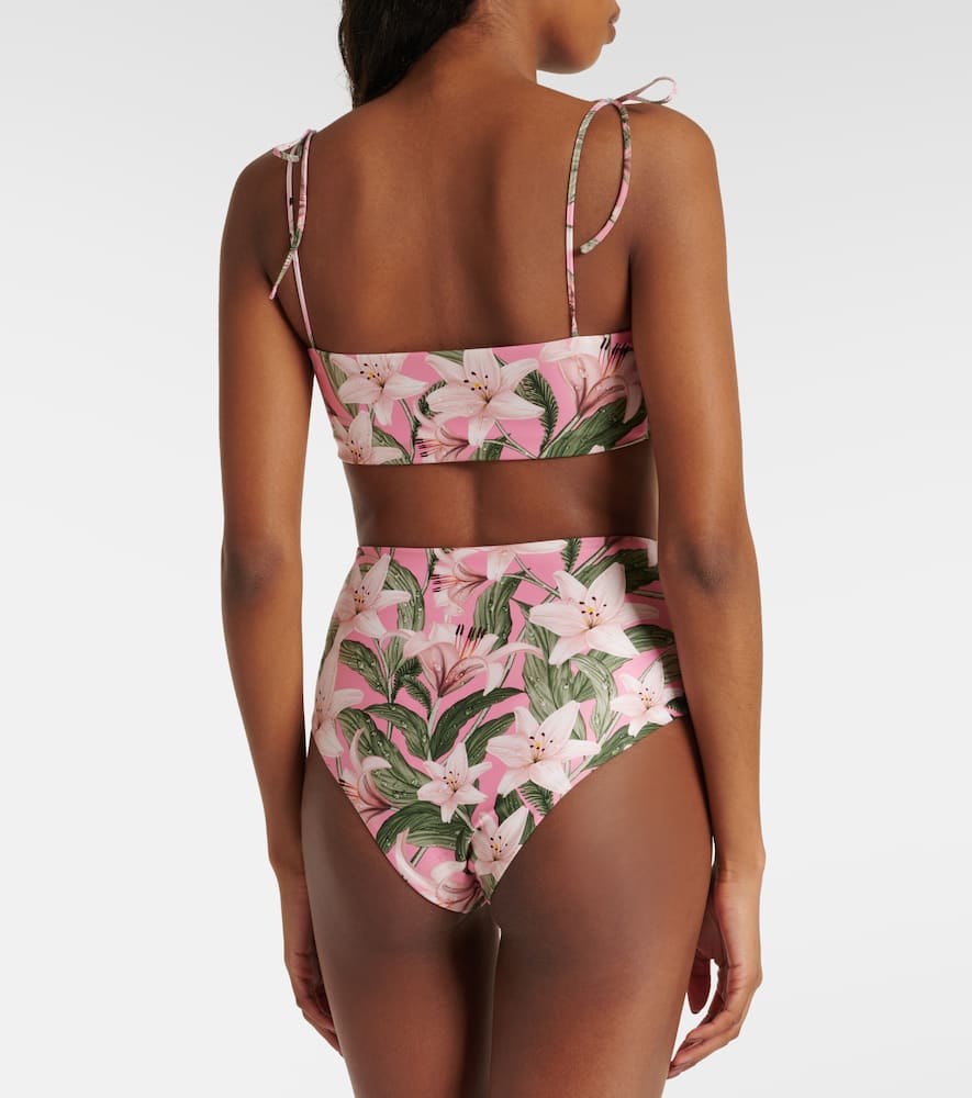 Primavera floral bikini top