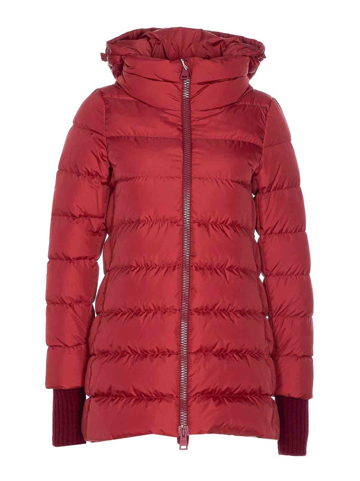 Red A-Shape Down Jacket