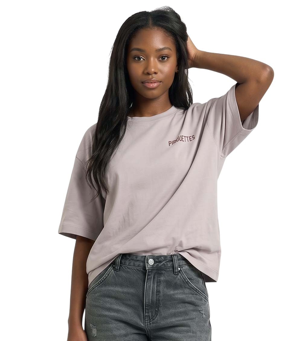 Light Purple Logo Crew Neck T-Shirt
