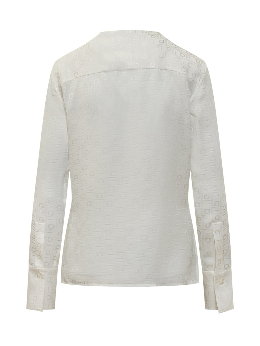 Silk Shirt With Logo