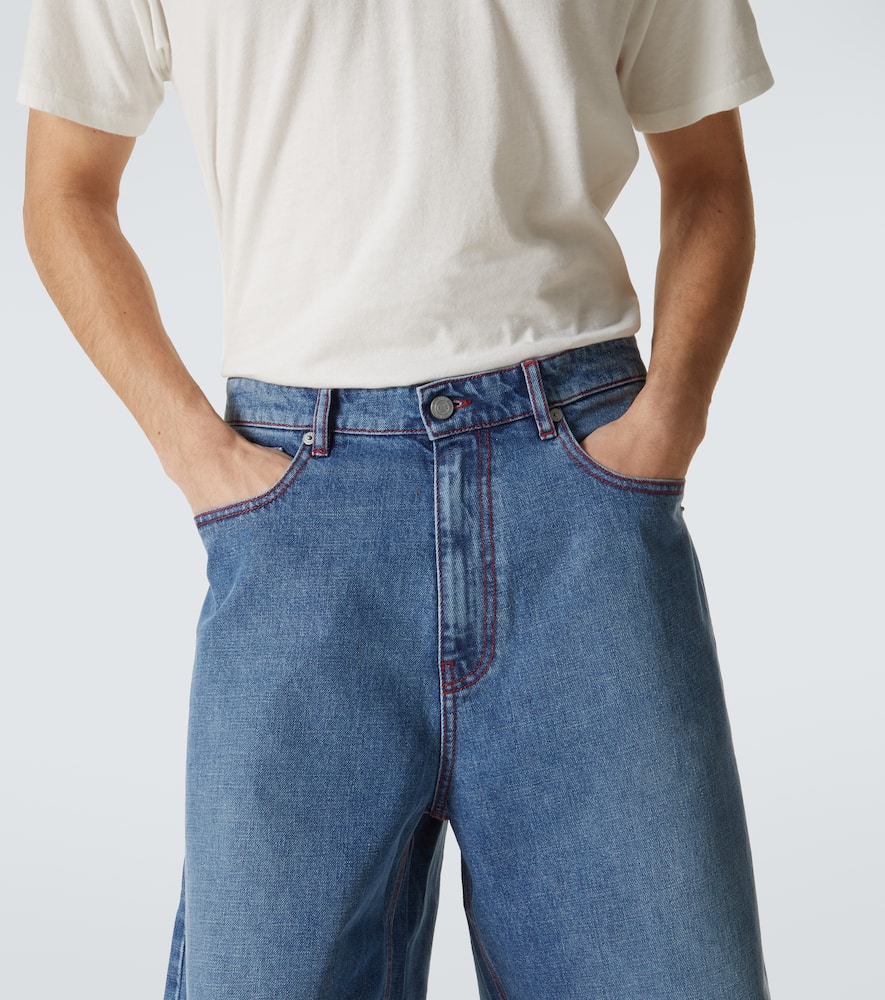 Indiana denim Bermuda shorts