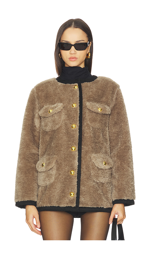 Maude Club Elodie Jacket in Taupe. - XS also in L