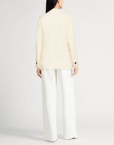 Woman Blazer Off white Size XL Linen