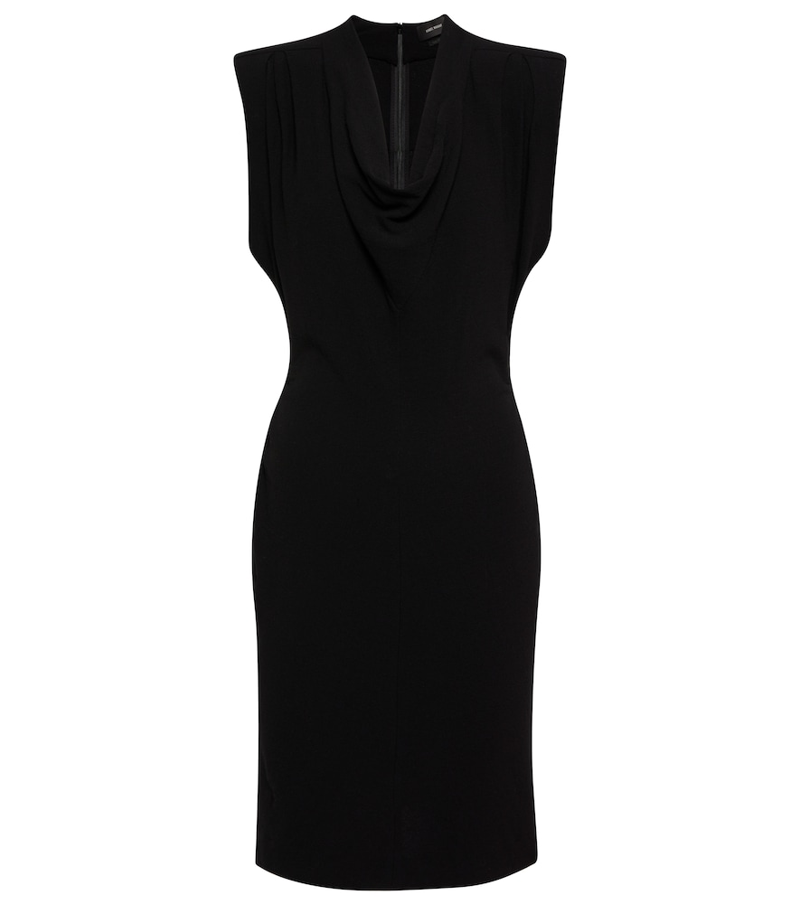 Rosemay cowl-neck cotton midi dress