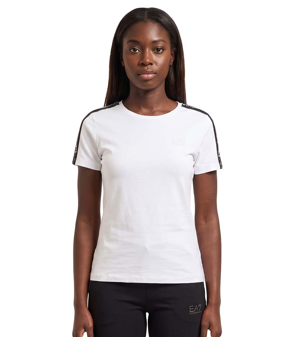 White Logo Crew Neck T-Shirt